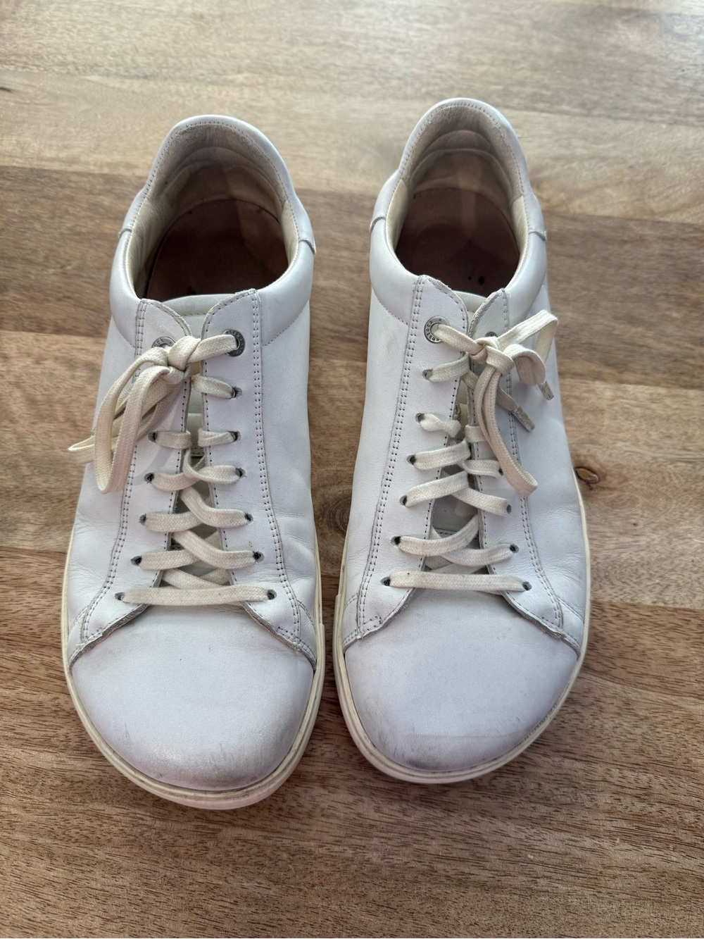 Birkenstock Bend White Leather Sneakers Men’s 8 Women’s 10 EU 41.5 Casual Shoes
